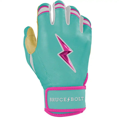 Personalized Fernando Tatis Jr. Signature Series Short Cuff Batting Gloves - Mint/Pink